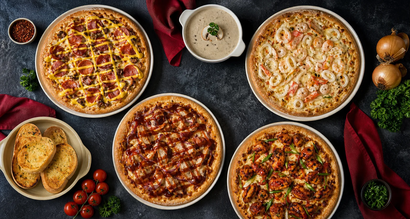 Set Pizza Banzai pizza inspiration